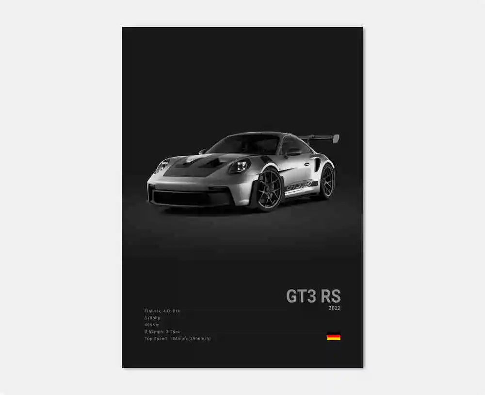 Porsche GT 3 RS Wall Poster