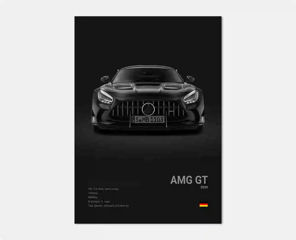 Mercedes-Benz AMG GT Wandposter