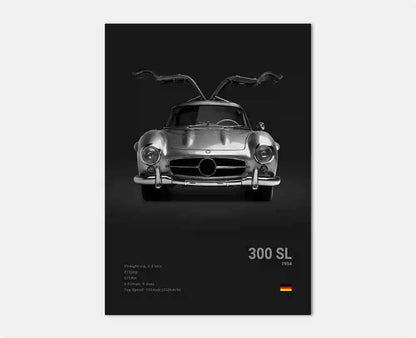 Mercedes-Benz 300 SL Wall Poster