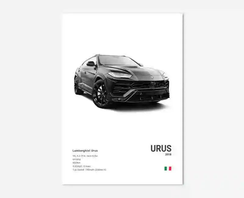 Lamborghini Urus Wandposter