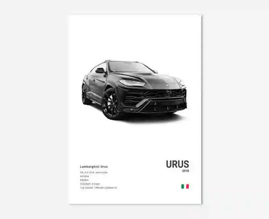 Lamborghini Urus Wall Poster