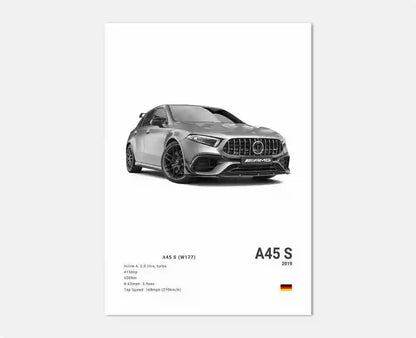 Mercedes-Benz A45 AMG S Wandposter