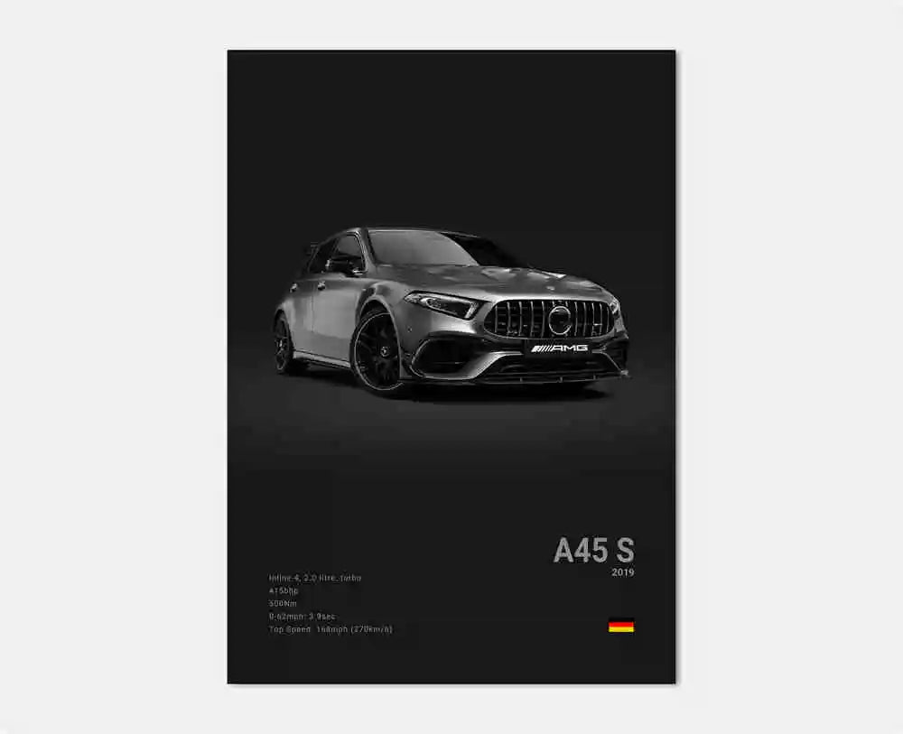 Mercedes-Benz A45 AMG S Wandposter