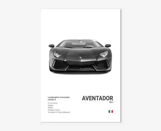 Lamborghini Aventador Wall Poster