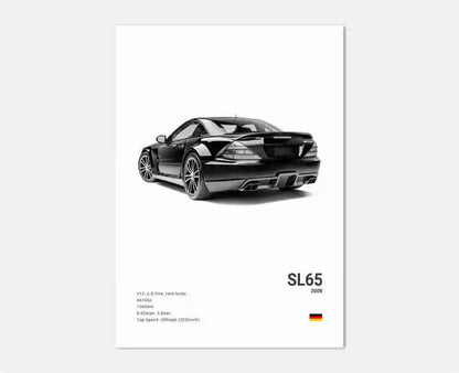 Mercedes-Benz SL 65 Wandposter