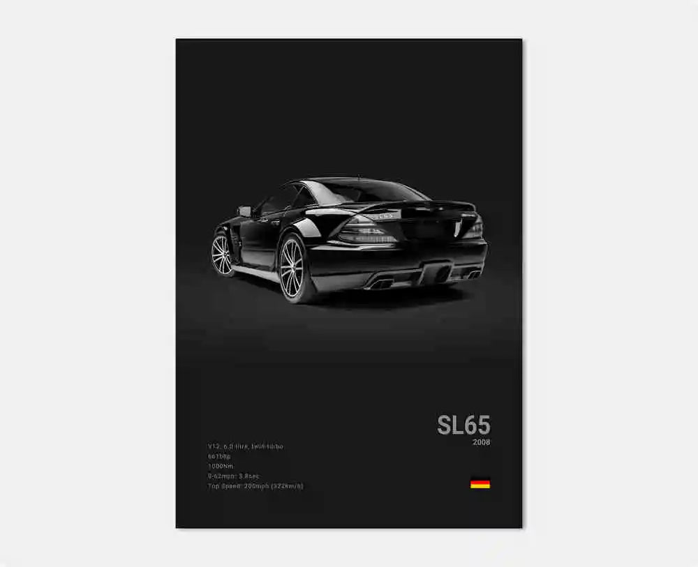 Mercedes-Benz SL 65 Wandposter