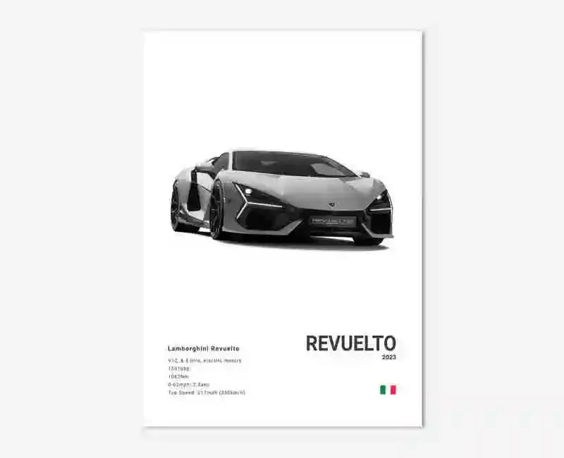 Lamborghini Revuelto Wall Poster