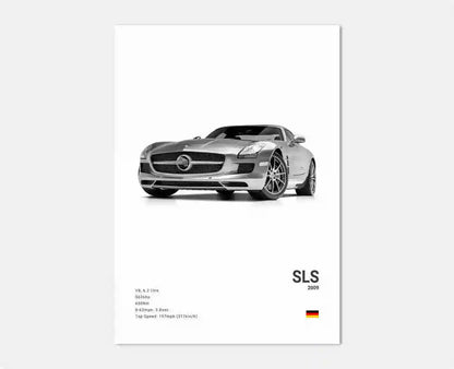 Mercedes-Benz SLS Wall Poster