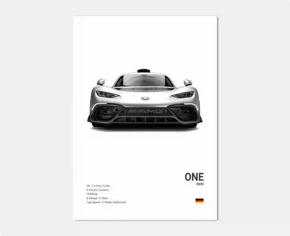 Mercedes-Benz AMG One Wandposter